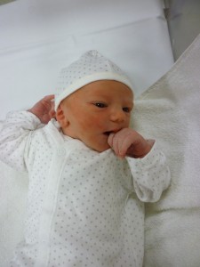 Nicholas in his first outfit Nicholas in his first outfit